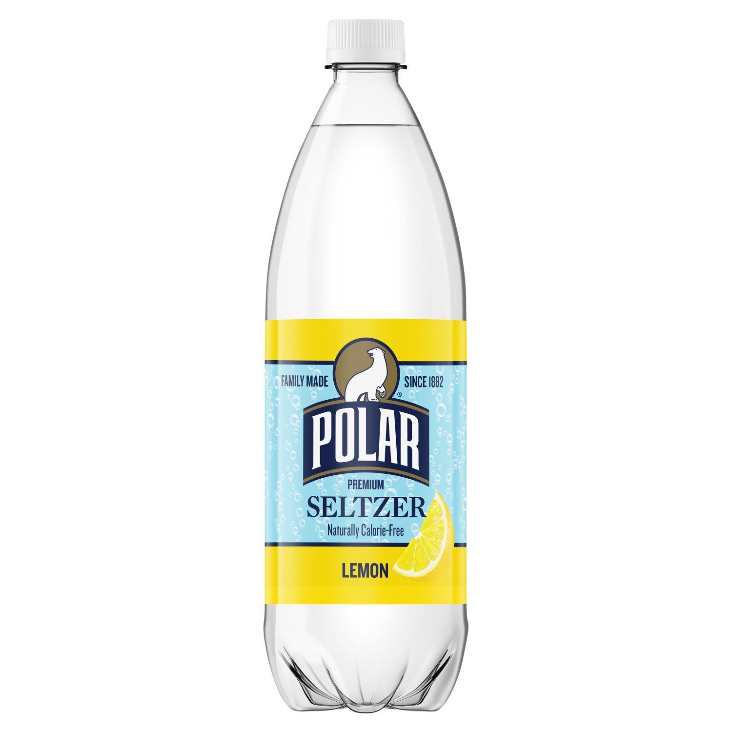 Polar Premium Lemon Seltzer, 33.8 fl oz