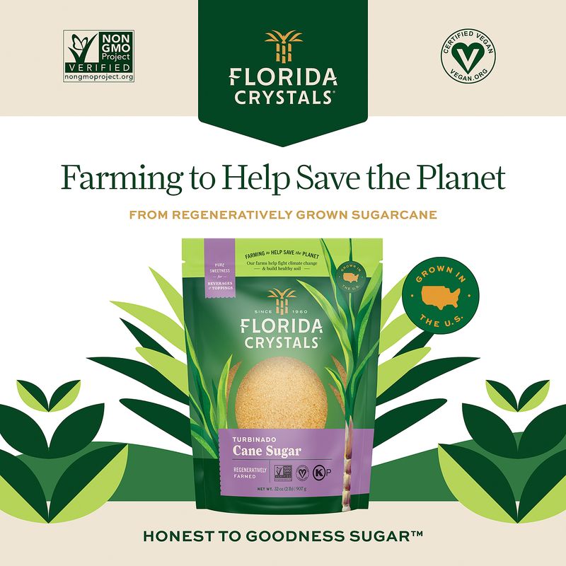 Florida Crystals Turbinado Cane Sugar, 5 lb