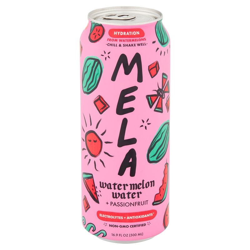 Mela Watermelon Water + Passionfruit, 16.9 fl oz