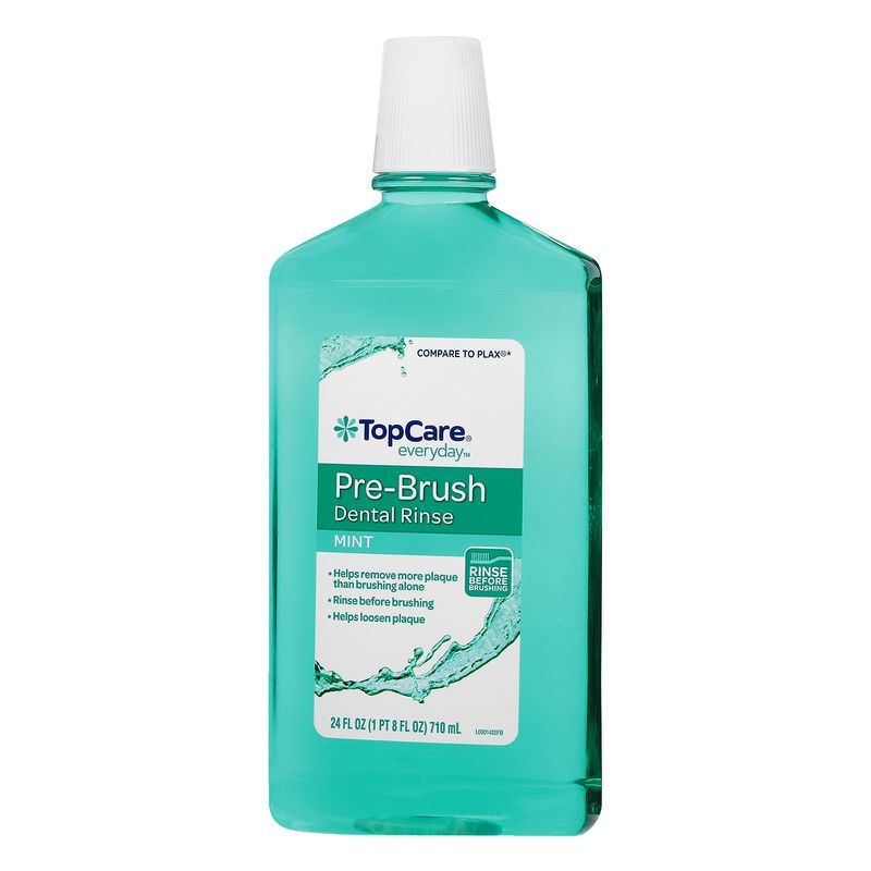 TopCare Anti-Plaque Dental Rinse - Mint Flavor, 24 fl oz
