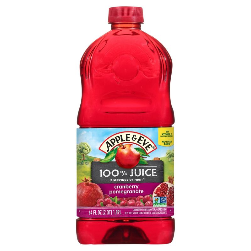 Apple &amp; Eve Cranberry Pomegranate 100% Juice Blend, 64 fl oz