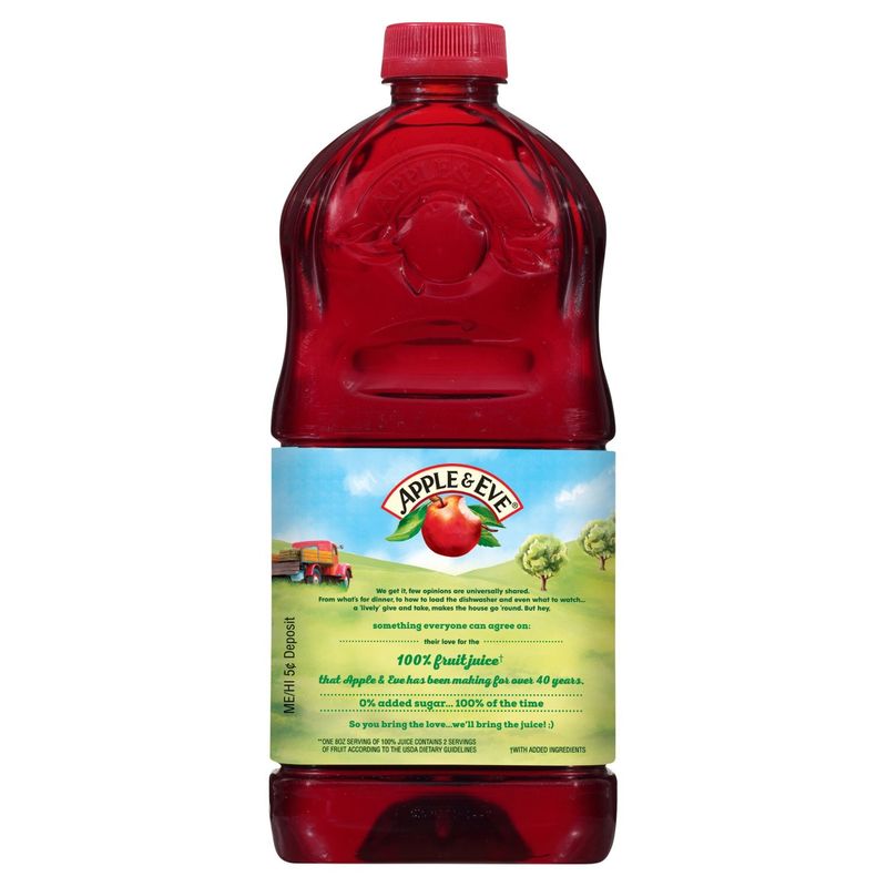 Apple &amp; Eve Cranberry Pomegranate 100% Juice Blend, 64 fl oz