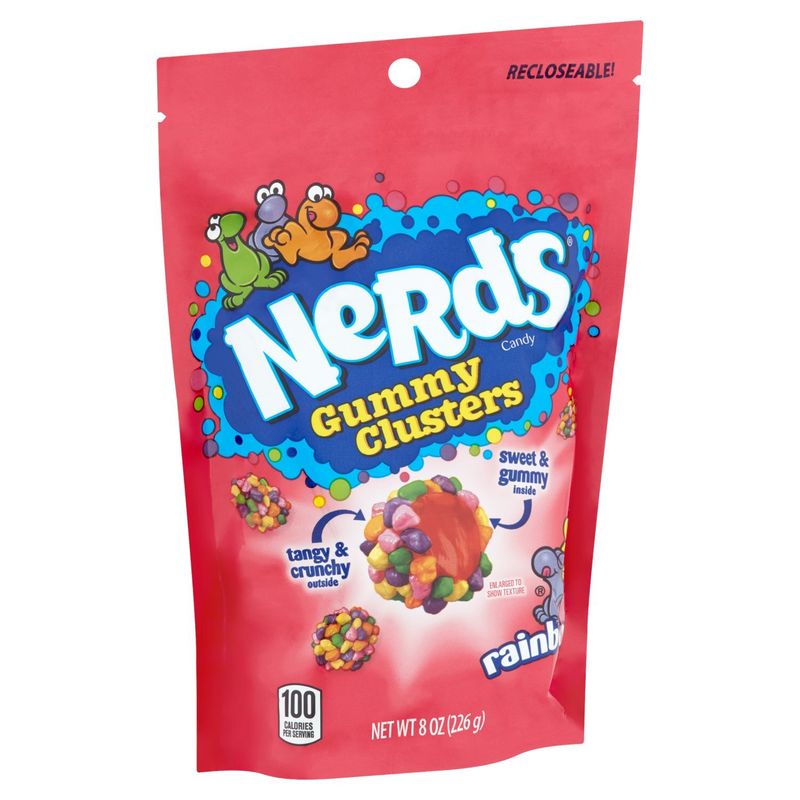 Nerds Gummy Clusters Rainbow Candy, 8 oz