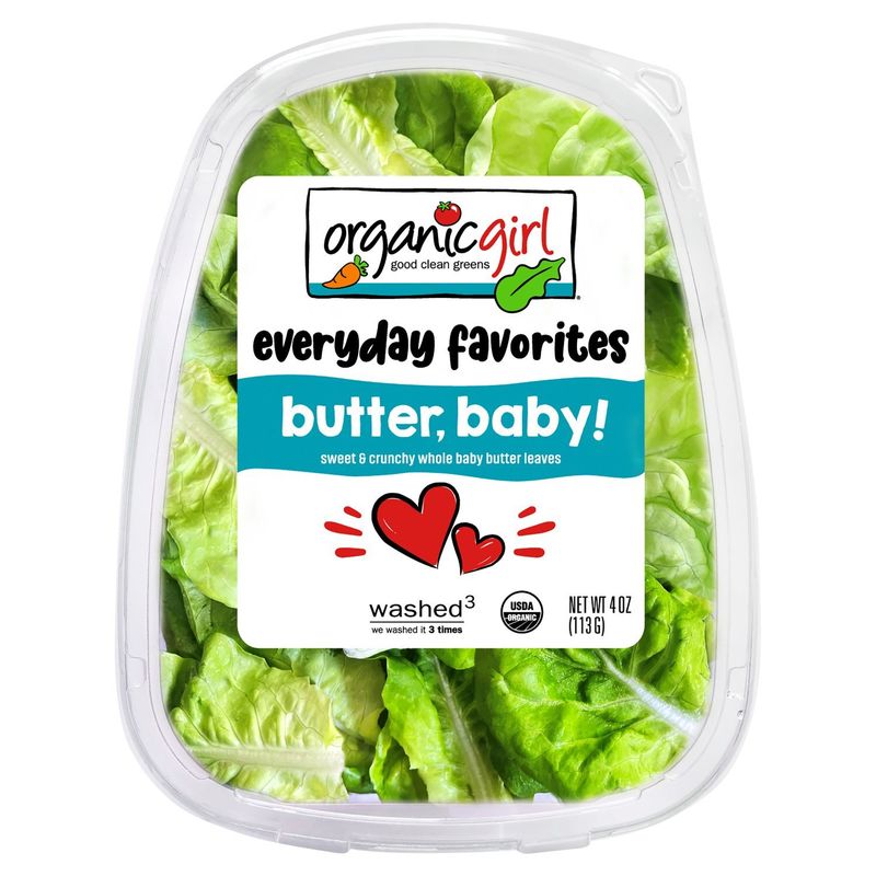Organicgirl Everyday Favorites Butter, Baby! Leaves, 4 oz