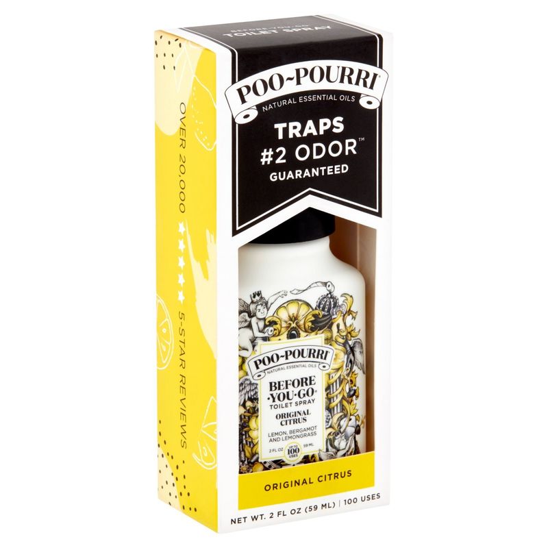 Poo-Pourri Before-You-Go Original Citrus Toilet Spray, 2 fl oz