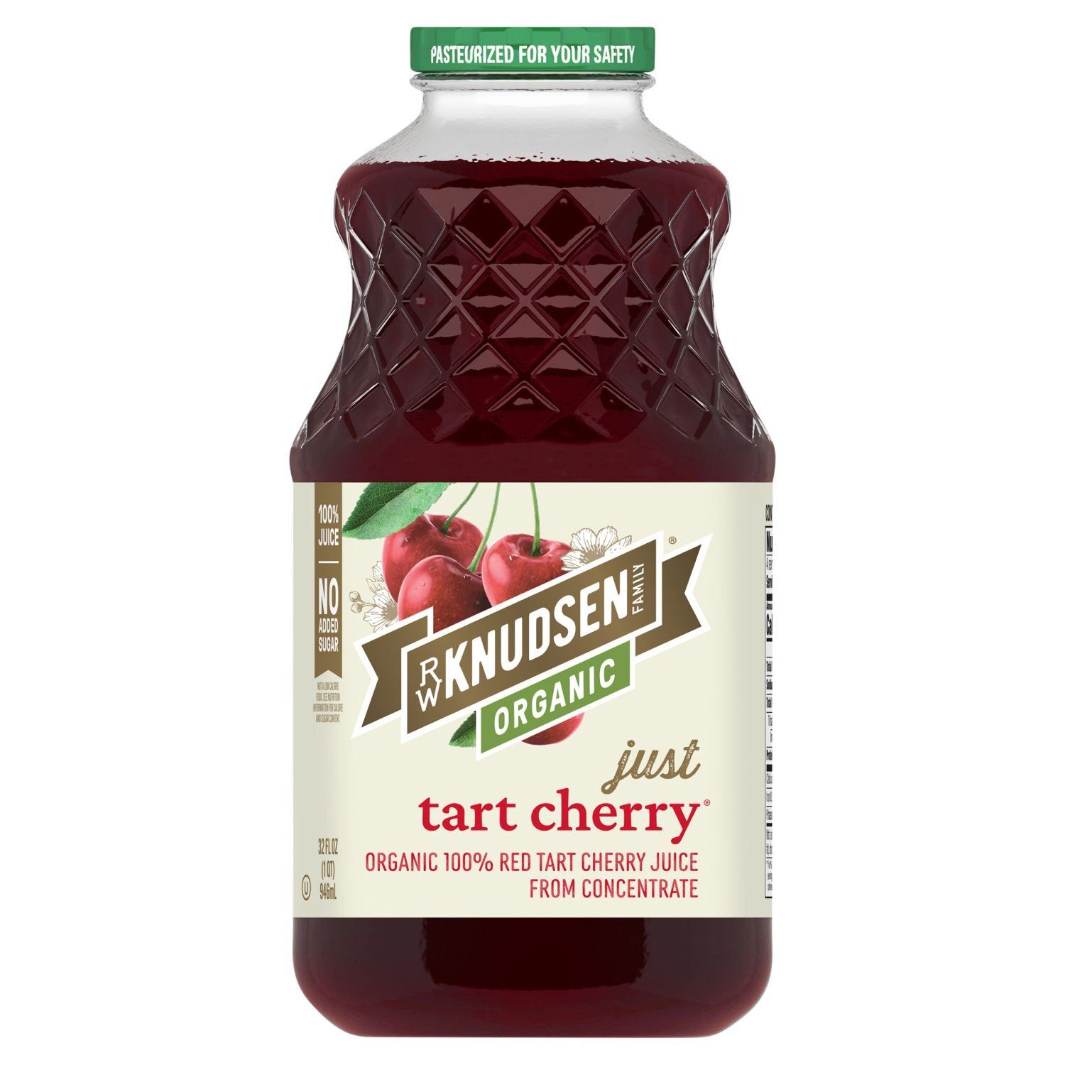 RW Knudsen Family Organic Just Tart Cherry Juice, 32 fl oz