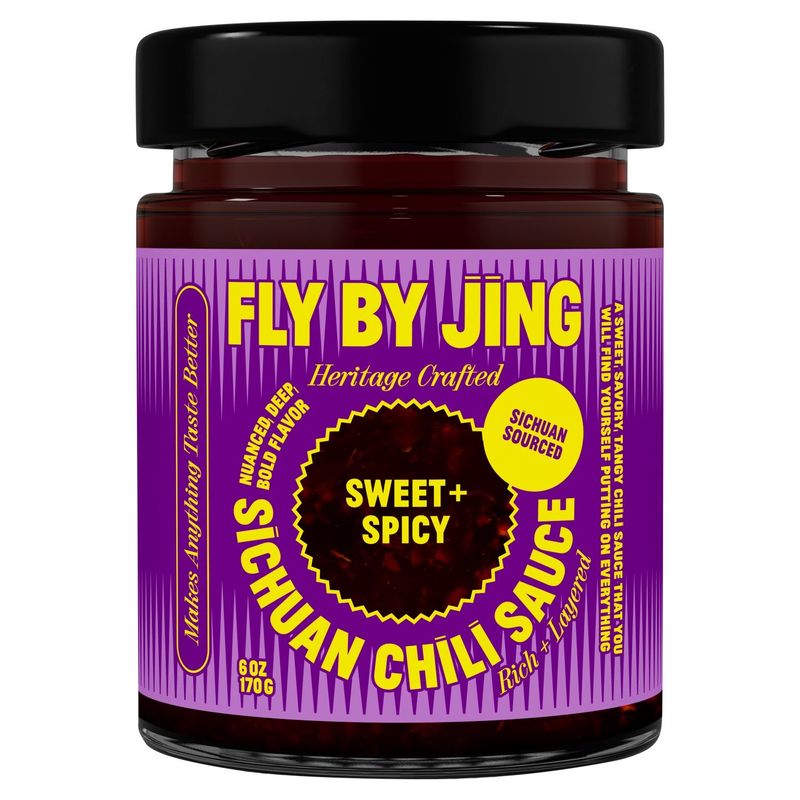 Fly By Jing Sweet + Spicy Sichuan Chili Sauce, 6 oz