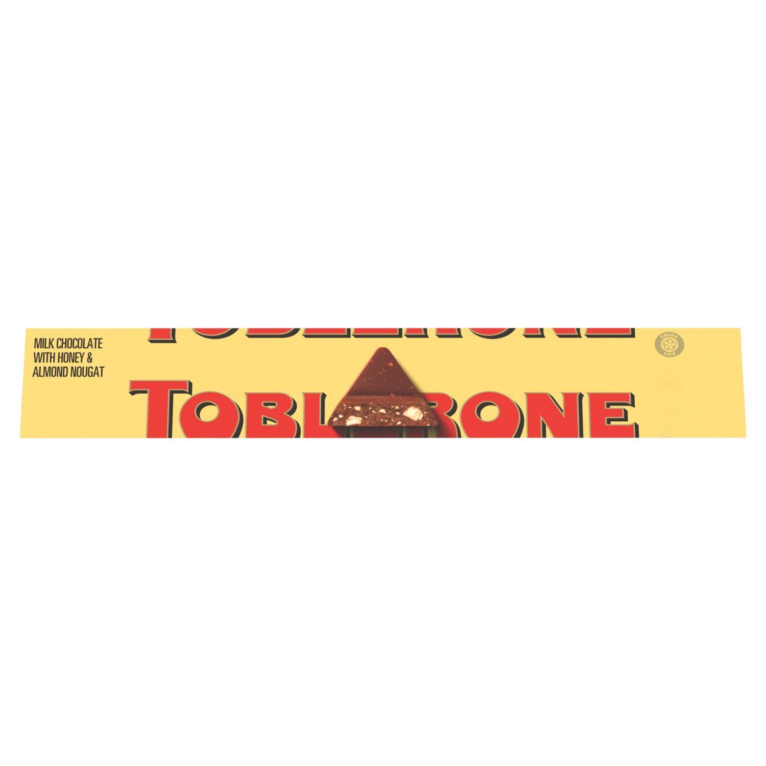 Toblerone Milk Chocolate with Honey &amp; Almond Nougat, 3.52 oz