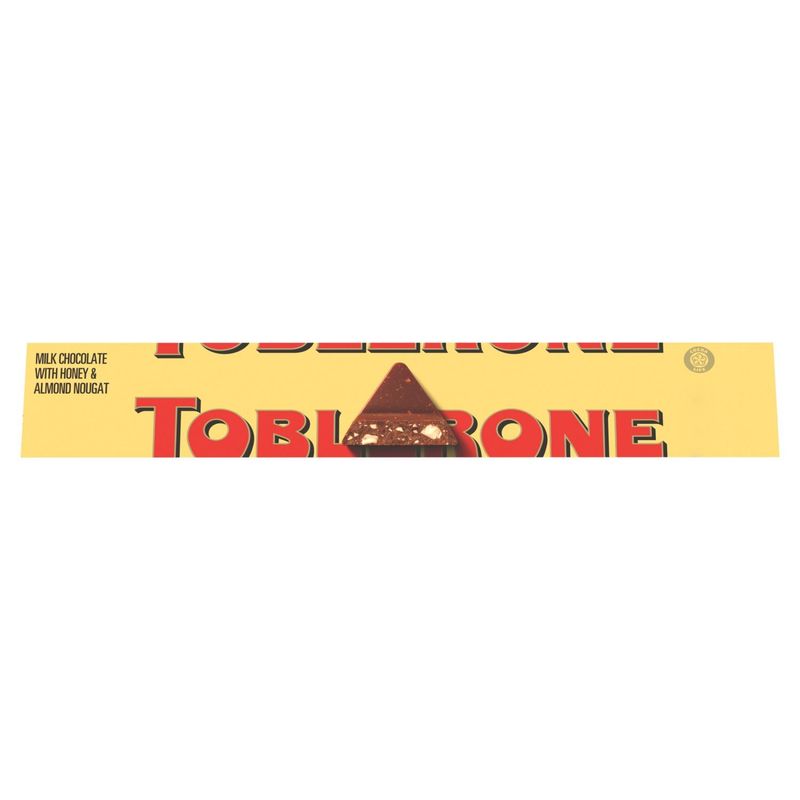 Toblerone Milk Chocolate with Honey &amp; Almond Nougat, 3.52 oz