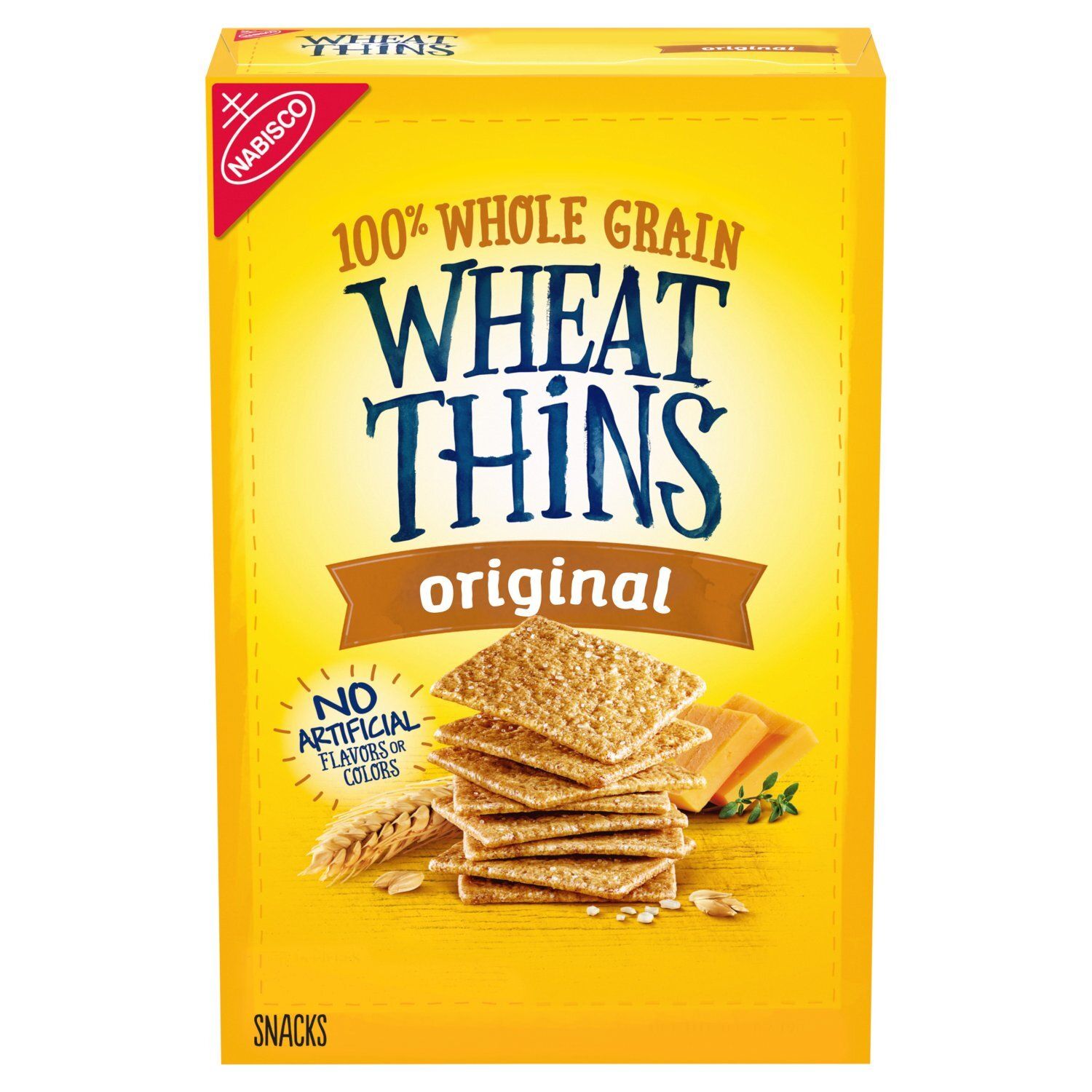 Nabisco Wheat Thins Original 100% Whole Grain Snacks, 8.5 oz