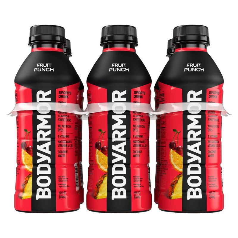 BodyArmor Fruit Punch Sports Drink, 20 fl oz, 6 count