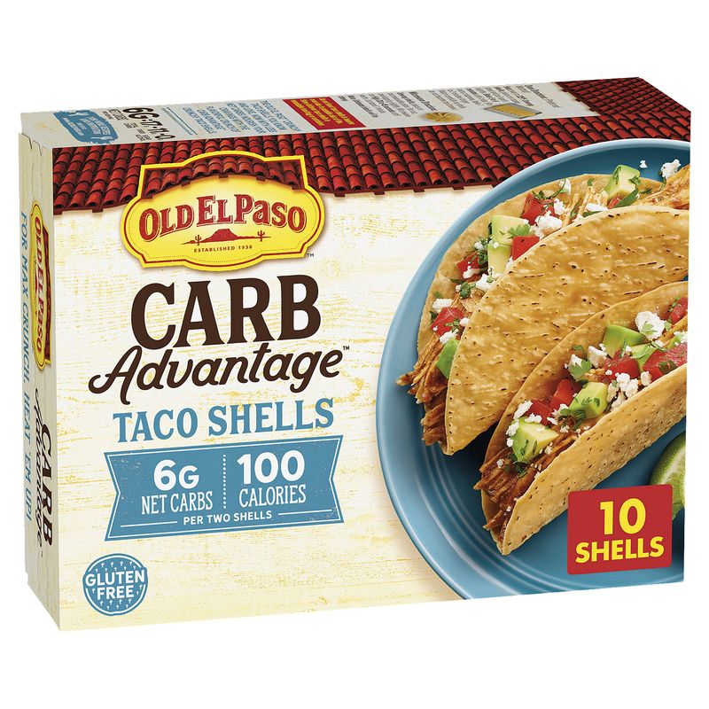 Old El Paso Carb Advantage Taco Shells, 10 count, 4.6 oz