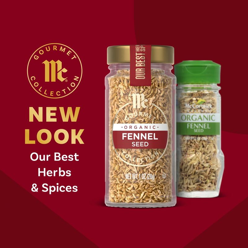 McCormick Gourmet Organic Fennel Seed, 1 oz