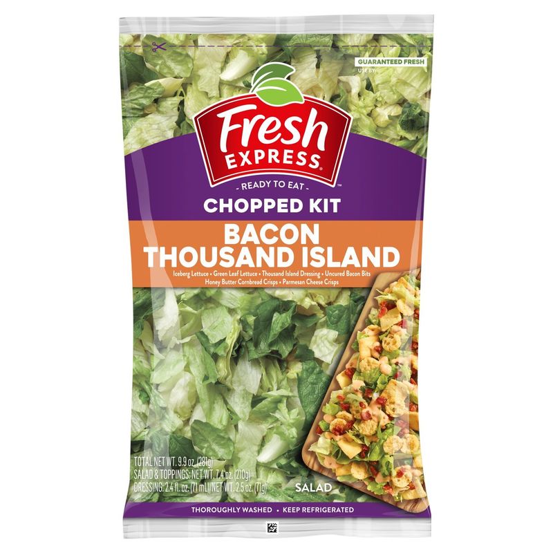 Fresh Express Chopped Kit Bacon Thousand Island Salad, 9.4 oz