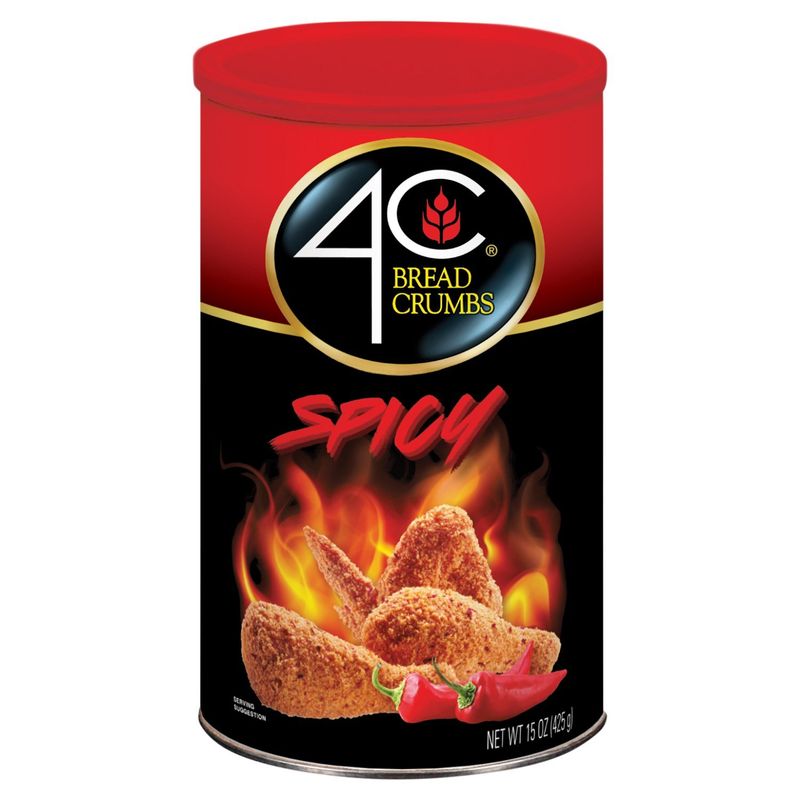 4C Spicy Bread Crumbs, 15 oz