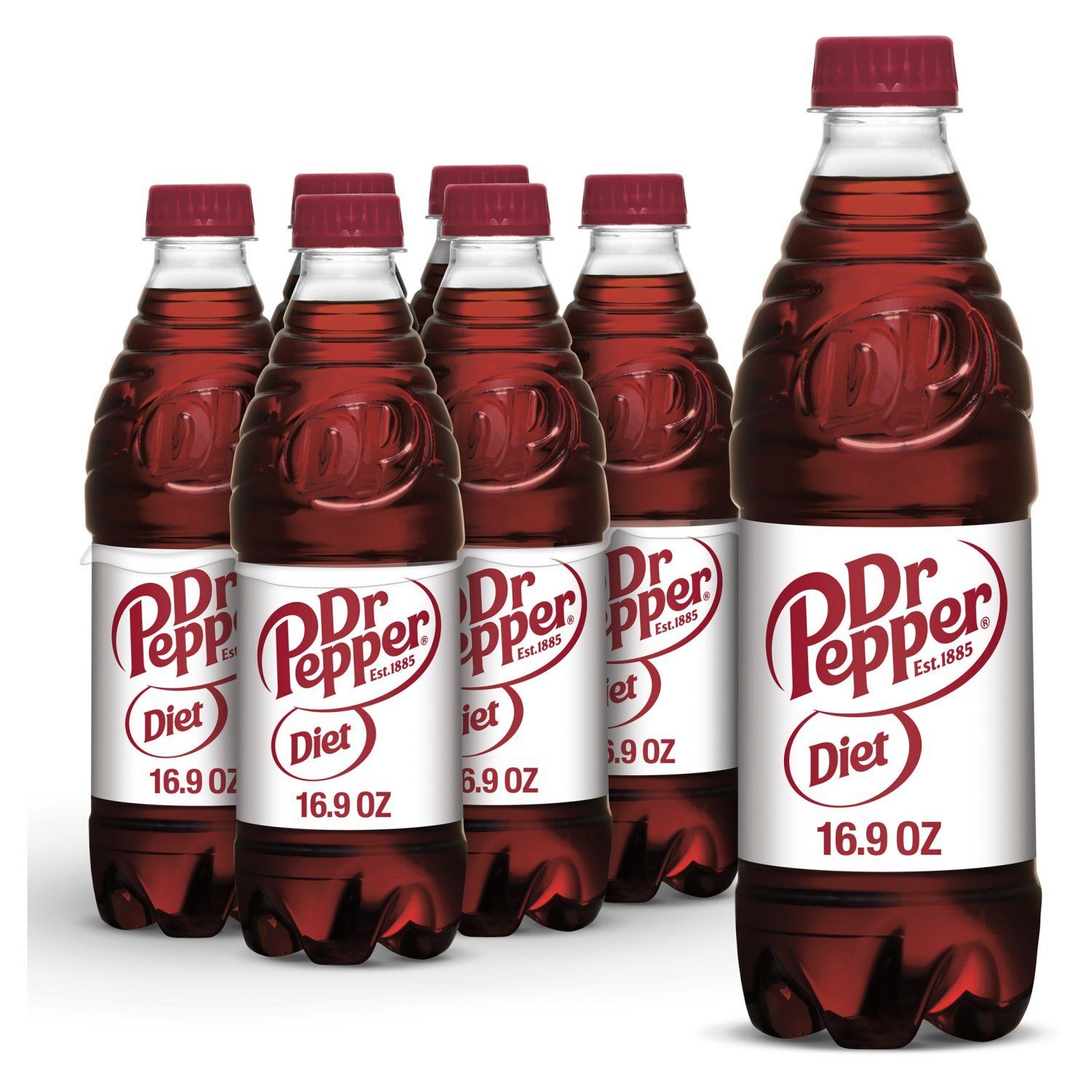 Dr Pepper Diet Soda, 6 count