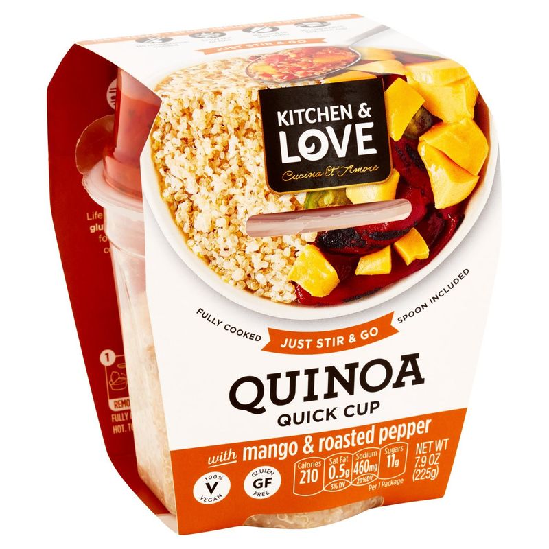 Kitchen &amp; Love Quinoa Quick Cup with Mango &amp; Roasted Pepper, 7.9 oz