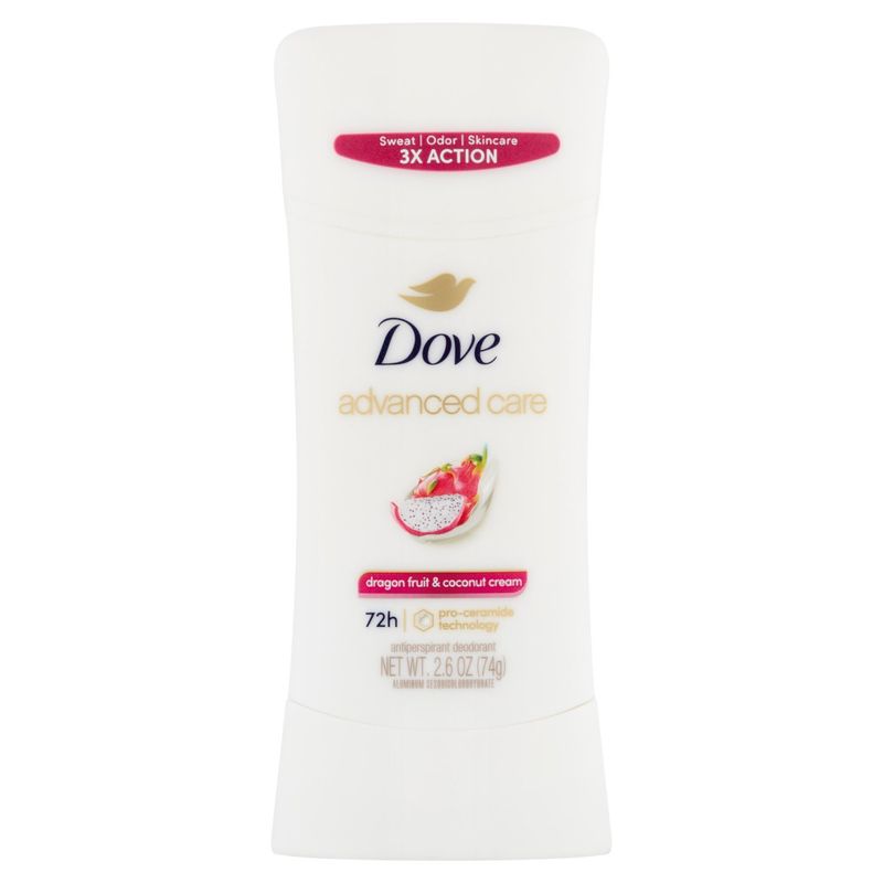 Dove Advanced Care Dragon Fruit &amp; Coconut Cream Antiperspirant Deodorant, 2.6 oz