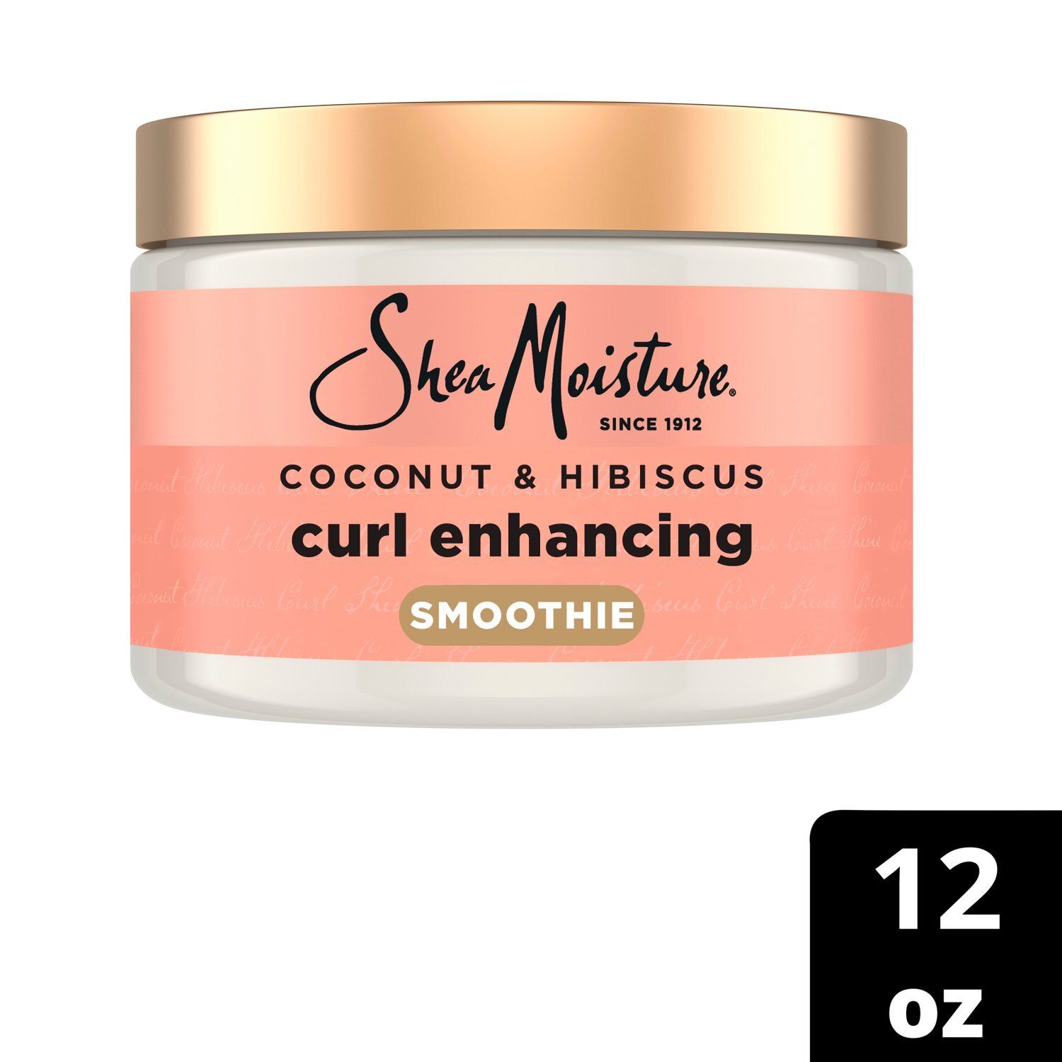 SheaMoisture Coconut &amp; Hibiscus Curl Enhancing Smoothie, 12 oz