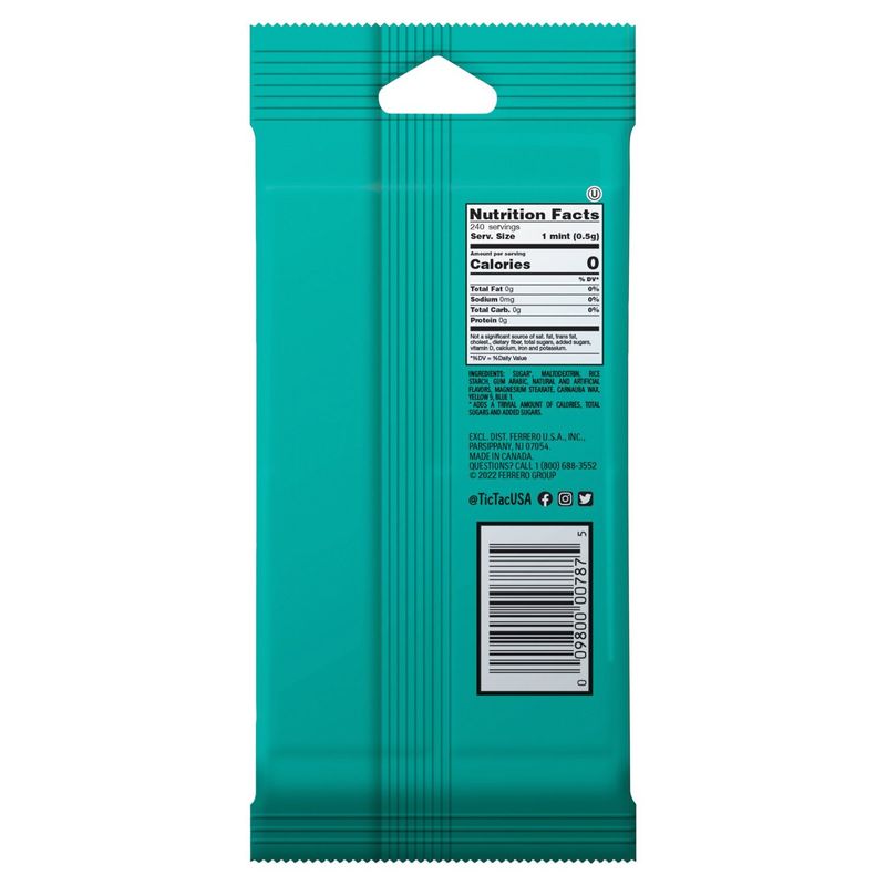 Tic Tac Wintergreen Mints Great Value, 1 oz, 4 count