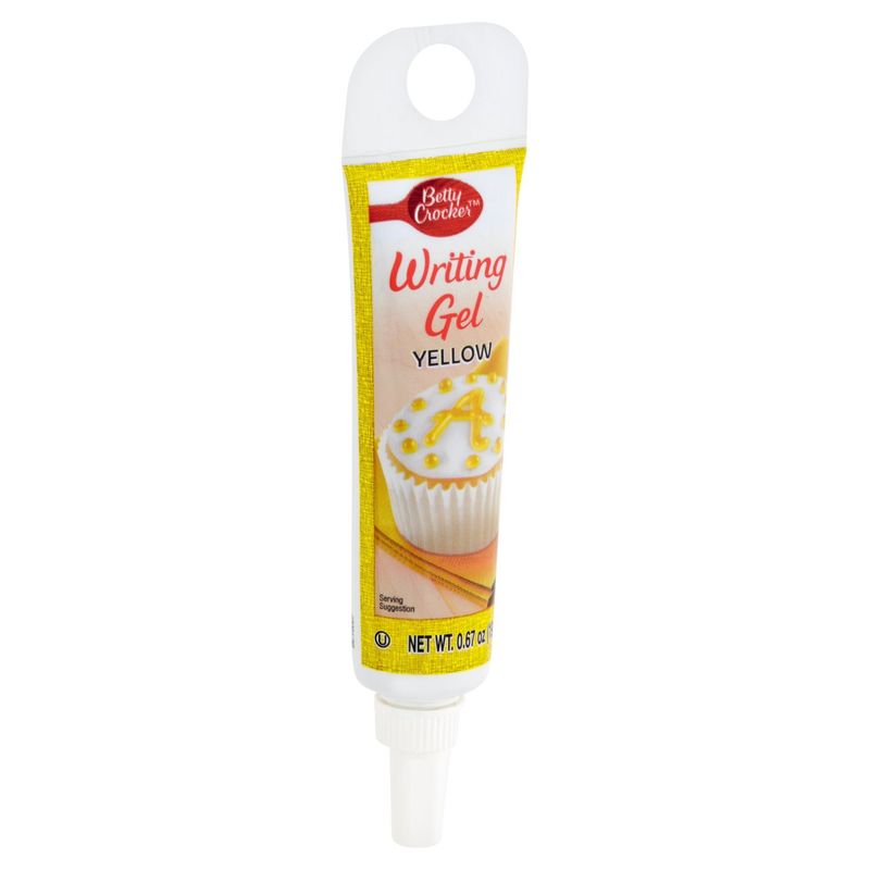 Betty Crocker Yellow Writing Gel, 0.67 oz