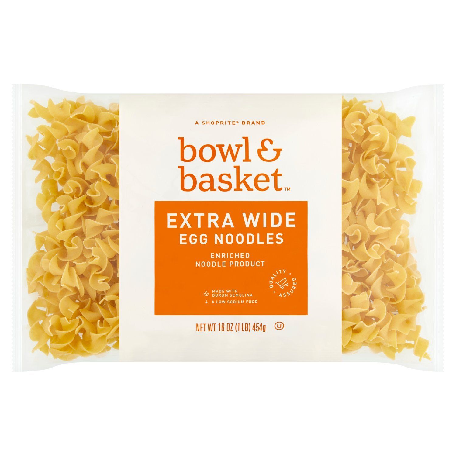 Bowl &amp; Basket Extra Wide Egg Noodles, 16 oz