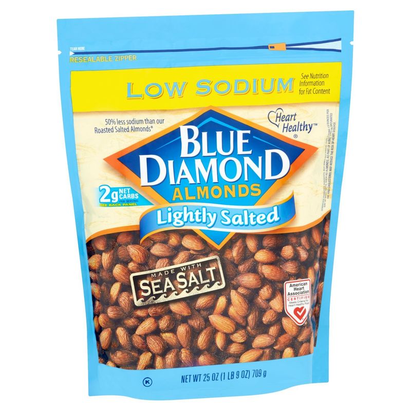 Blue Diamond Almonds Lightly Salted Almonds, 25 oz