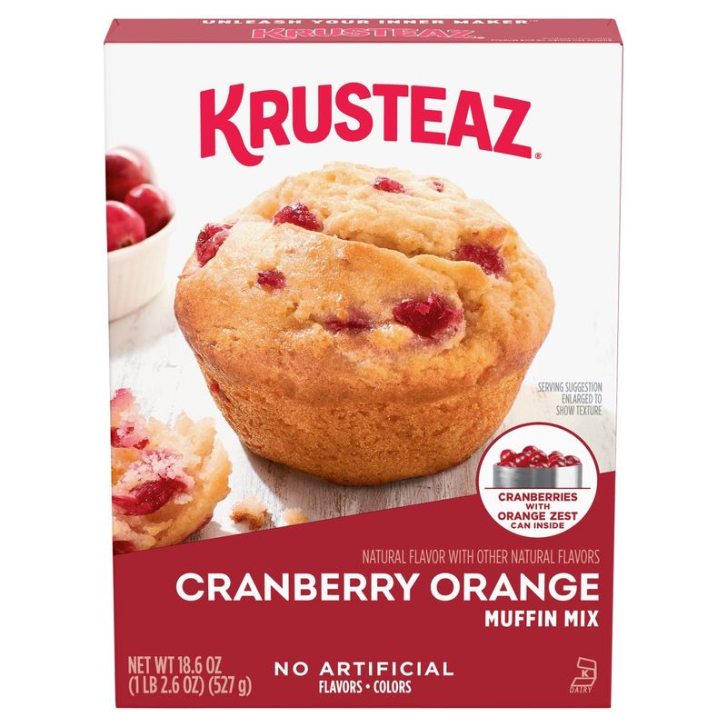 Krusteaz Cranberry Orange Muffin Mix, 18.6 oz