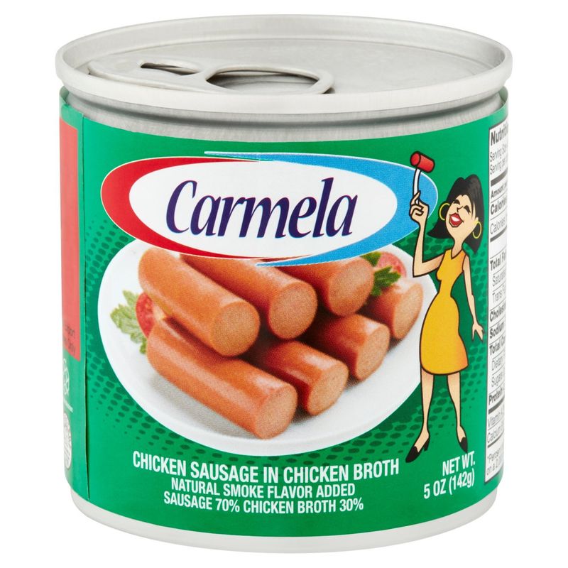 Carmela Chicken Sausage in Chicken Broth, 5 oz