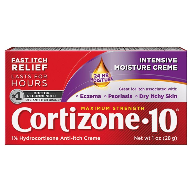 Cortizone-10 Maximum Strength Intensive Moisture Anti-Itch Creme, 1 oz