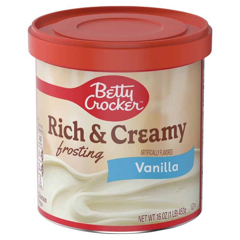 Betty Crocker Rich &amp; Creamy Vanilla Frosting, 16 oz