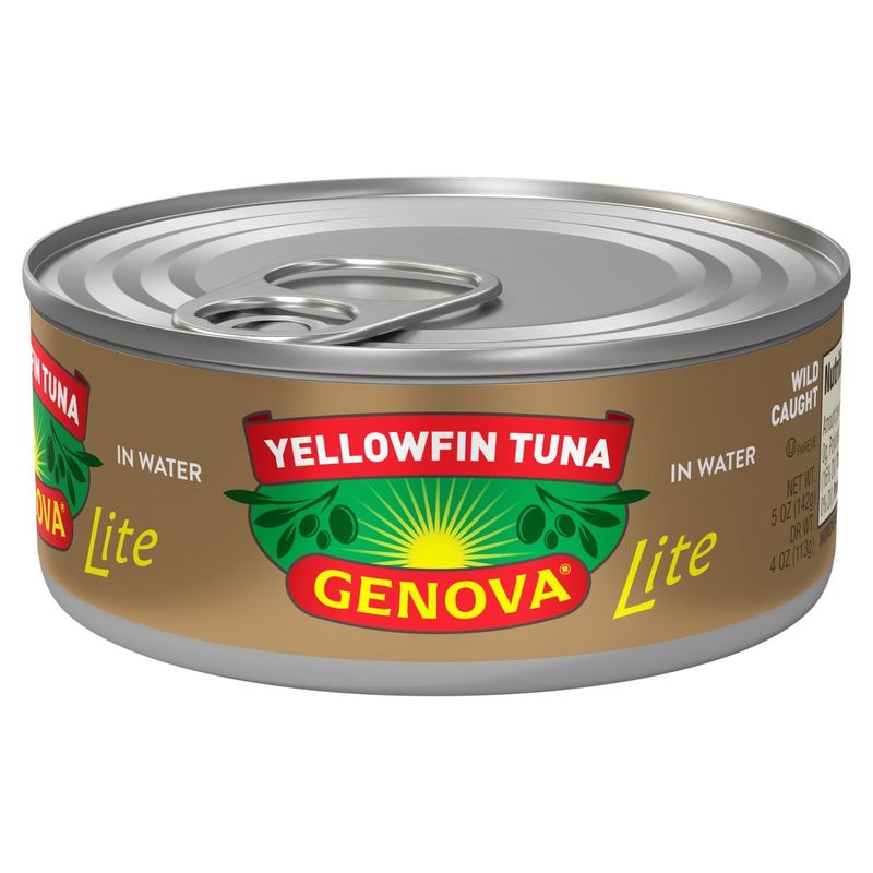 Genova Lite Yellowfin Tuna in Water, 5 oz