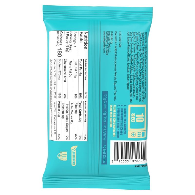 Legendary Foods Brown Sugar Cinnamon Flavored Protein Pastry, 2.2 oz