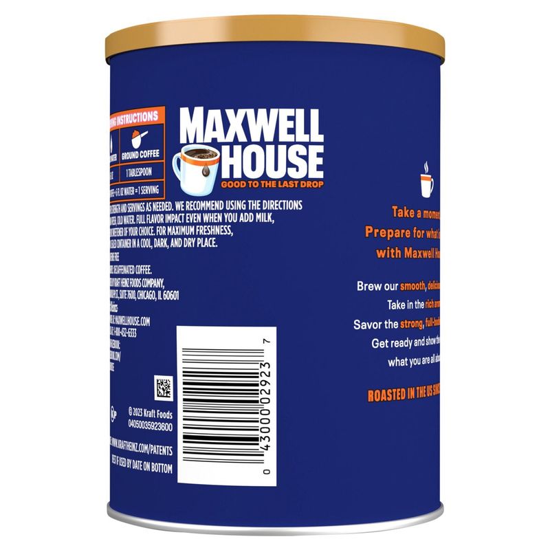 Maxwell House Medium Decaf Original Ground Coffee, 11 oz