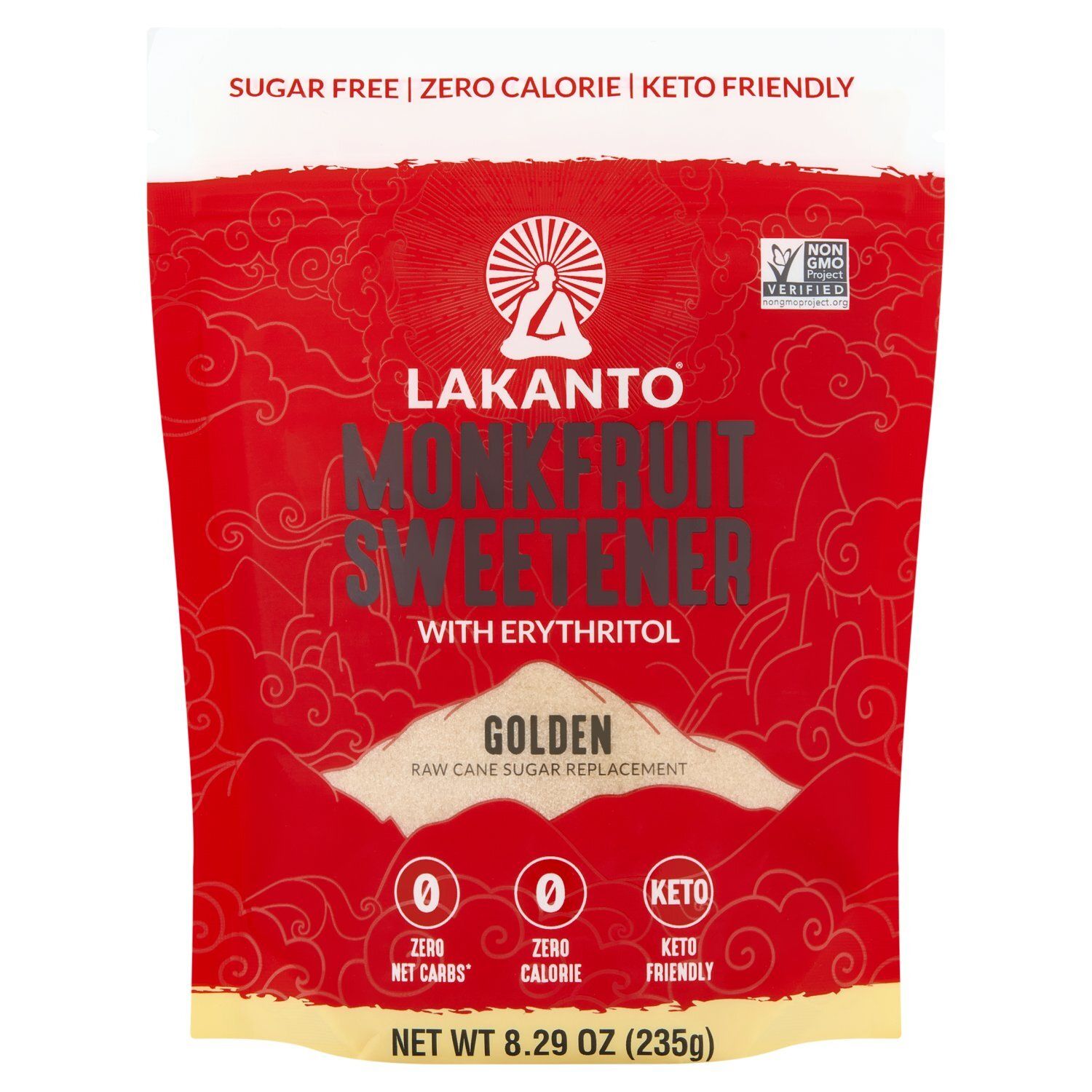 Lakanto Golden Monkfruit Sweetener with Erythritol, 8.29 oz