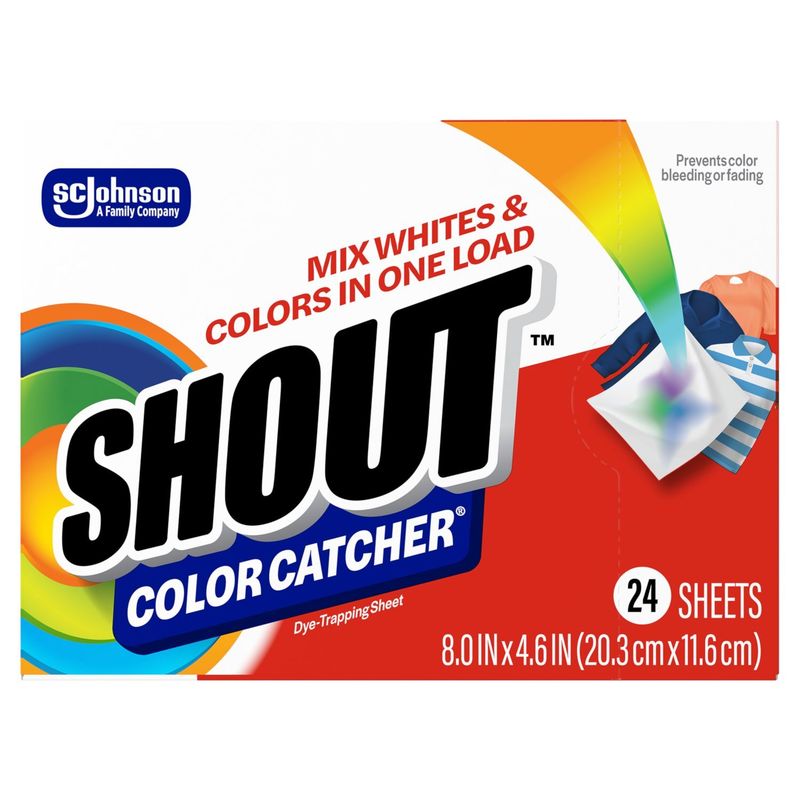 Shout Color Catcher Dye-Trapping Sheets, 24 count