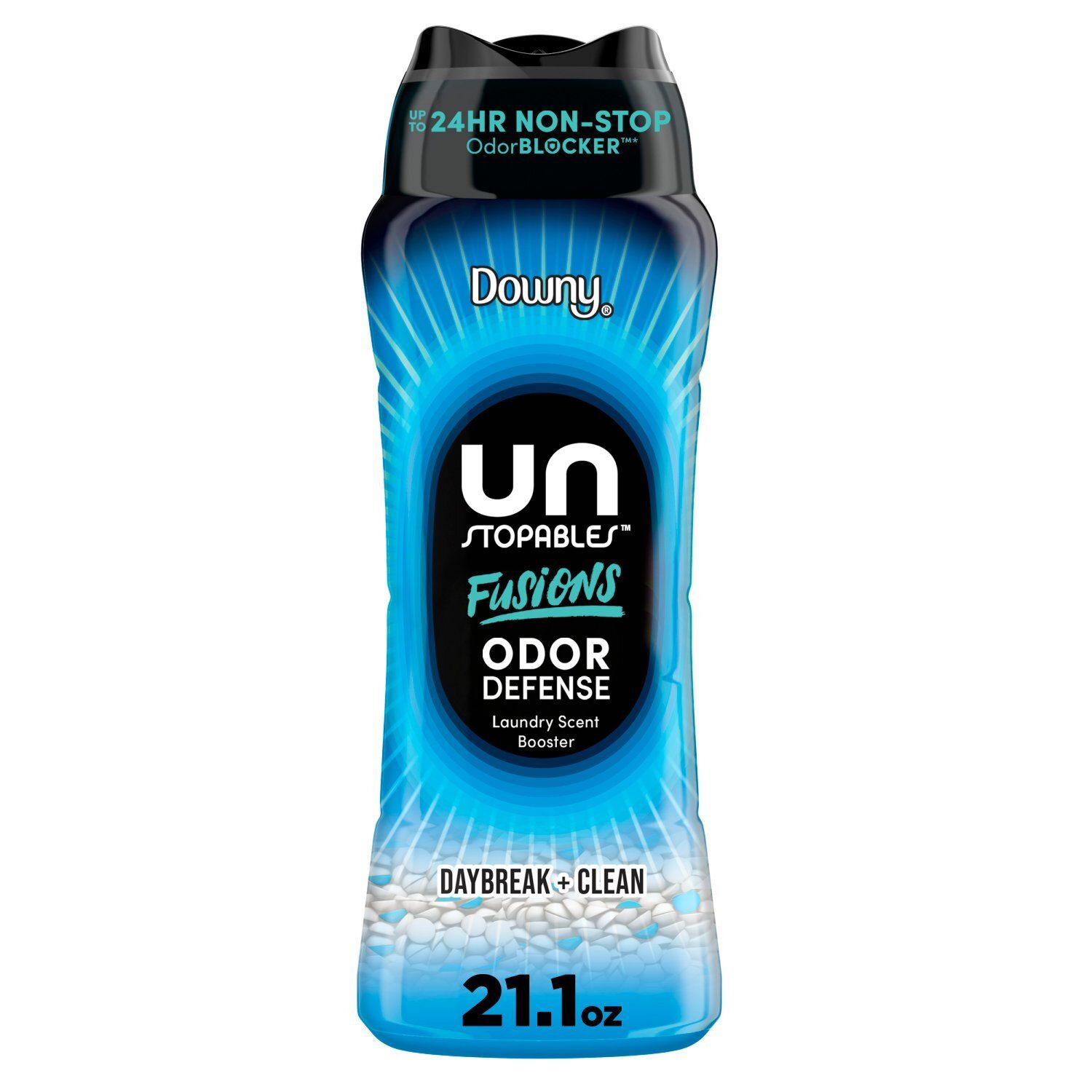 Downy Unstopables Fusions Odor Defense Daybreak + Clean Laundry Scent Booster, 21.1 oz