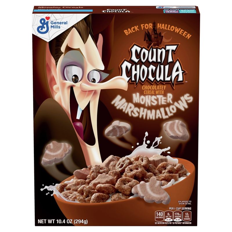 General Mills Count Chocula Chocolatey Cereal with Monster Marshmallows, 10.4 oz
