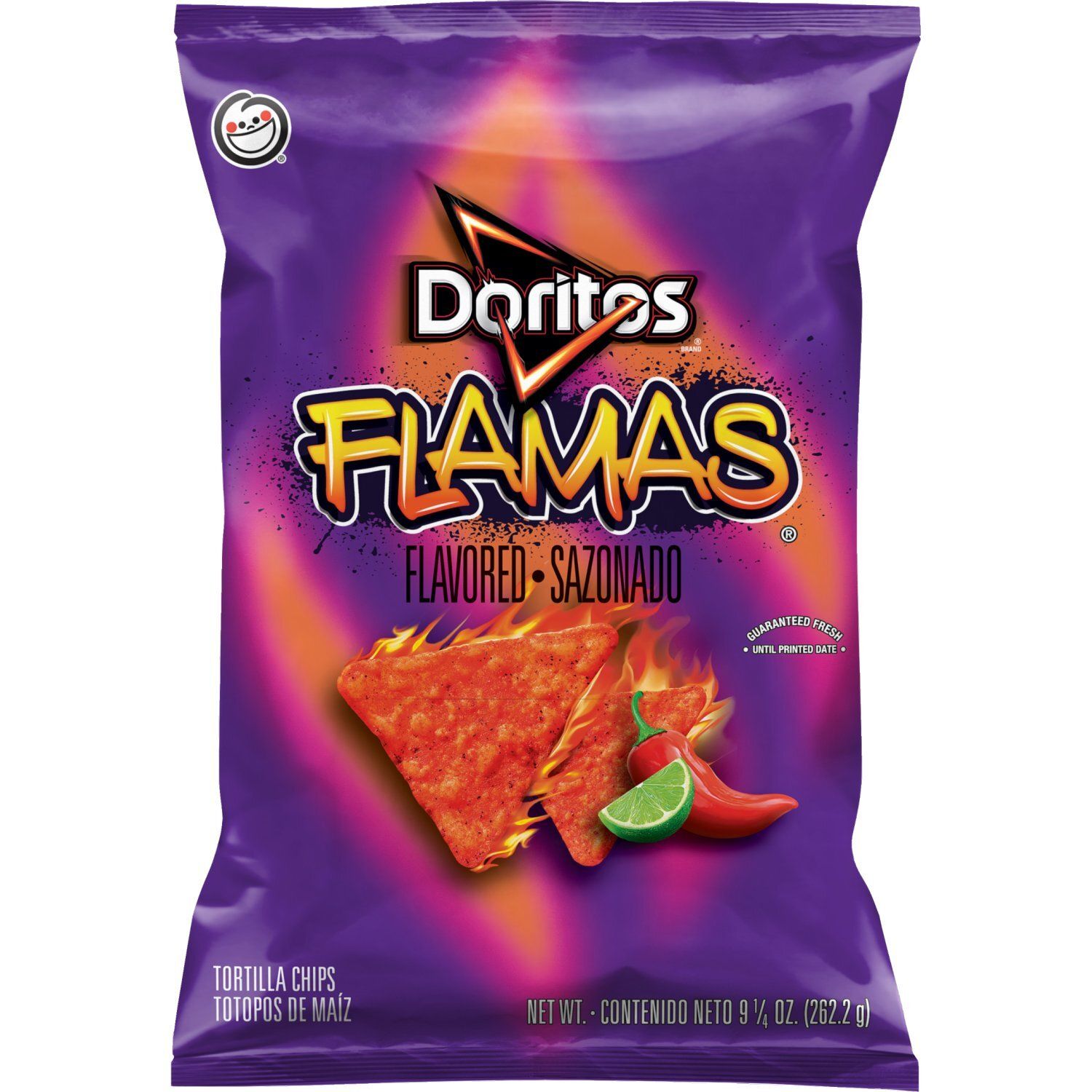 Doritos Tortilla Chips Flamas Flavored 9 1/4 Oz