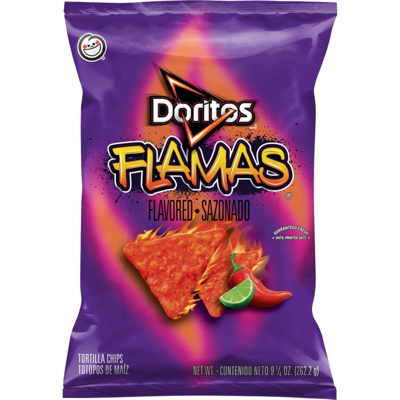 Doritos Tortilla Chips Flamas Flavored 9 1/4 Oz