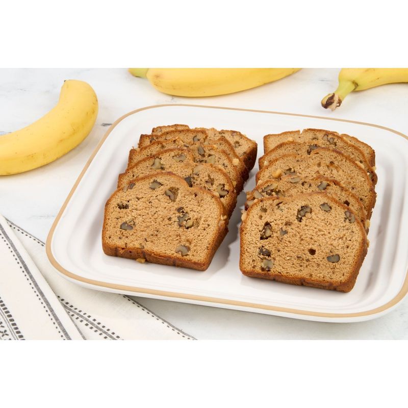 Sliced Banana Nut Bread