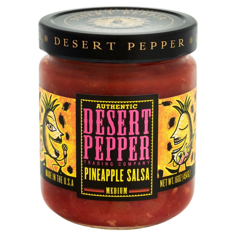 Desert Pepper Trading Company Authentic Medium Pineapple Salsa, 16 oz