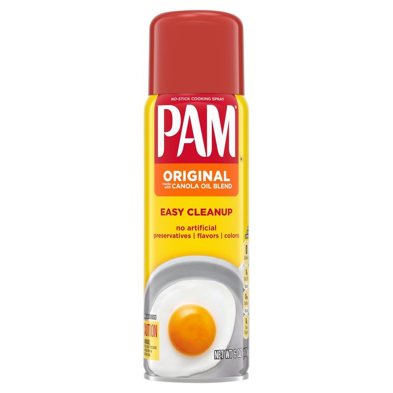 Pam Original Easy Cleanup No-Stick Cooking Spray, 6 oz
