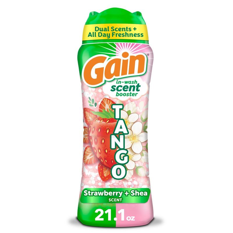 Gain Tango Strawberry + Shea in-Wash Scent Booster, 21.1 oz