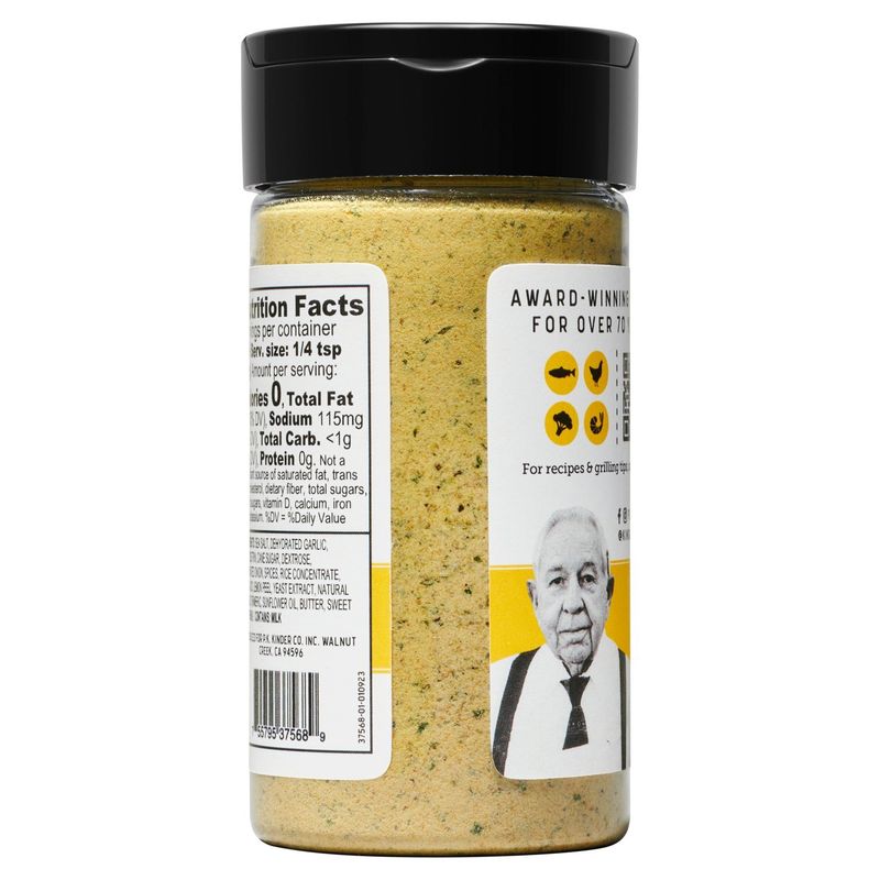 Kinder's Lemon Butter Garlic Seasoning, 5.6 oz