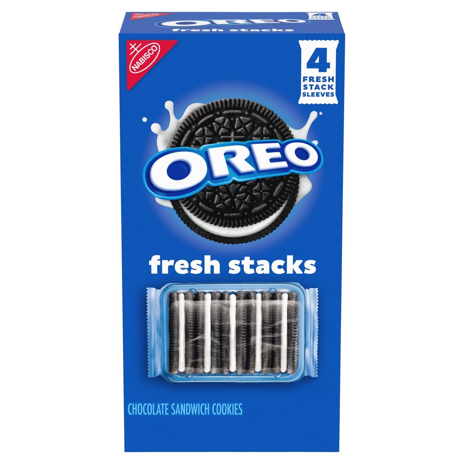 Nabisco Oreo Fresh Stacks Chocolate Sandwich Cookies, 4 count, 8.05 oz