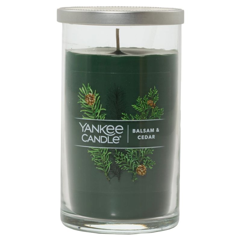 Yankee Candle Balsam &amp; Cedar Candle, 14.25 oz