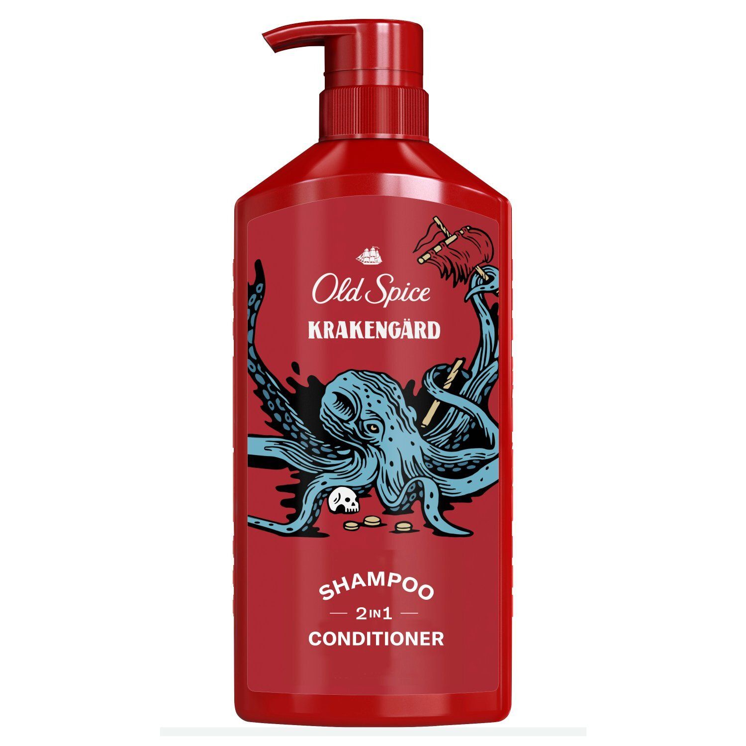 Old Spice Krakengard 2in1 Shampoo &amp; Conditioner for Men, Healthier, Fuller, More Moisturized Lookin