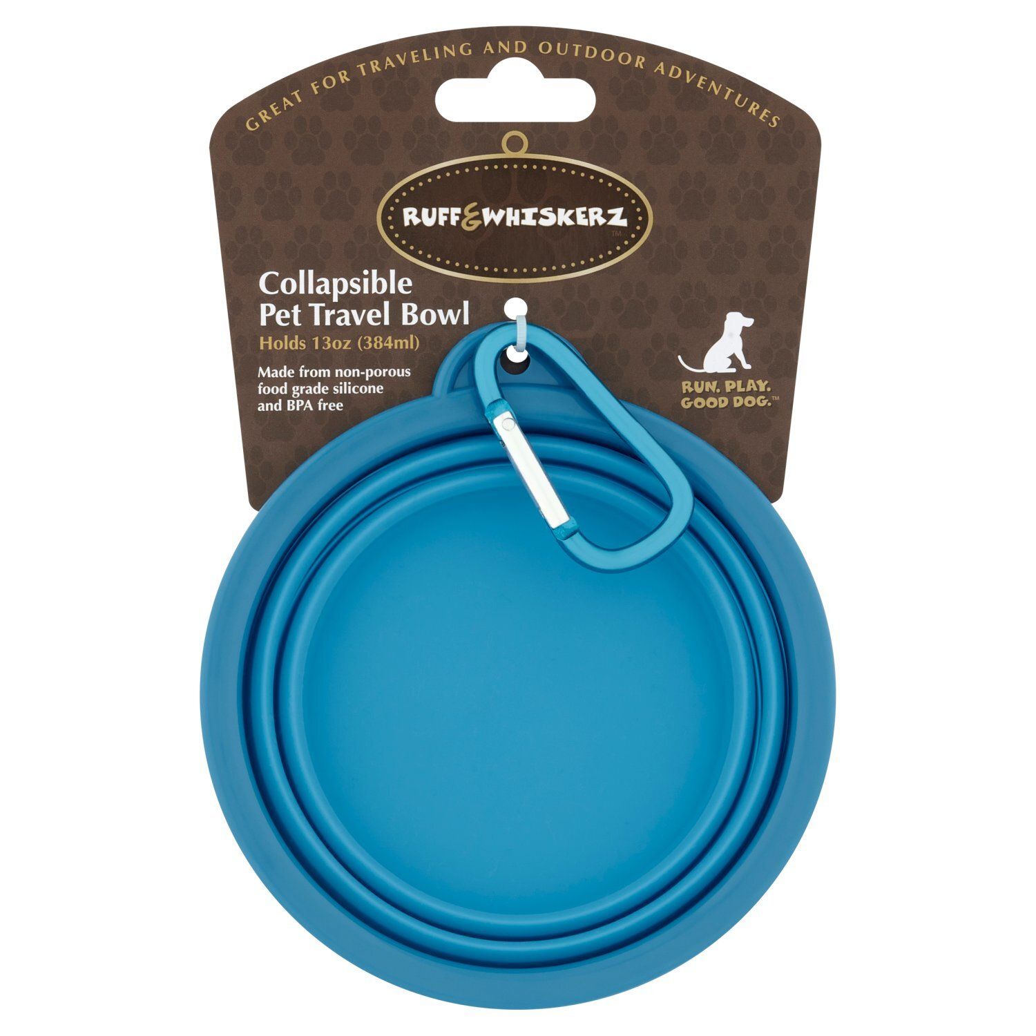 Ruff &amp; Whiskerz Collapsible Pet Travel Bowl