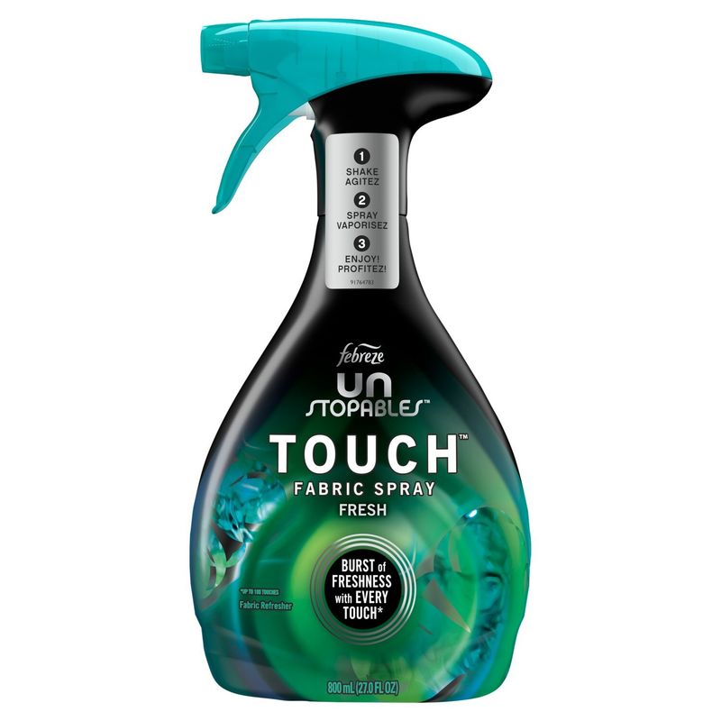 Febreze Unstopables Touch Fresh Fabric Spray, 27.0 fl oz